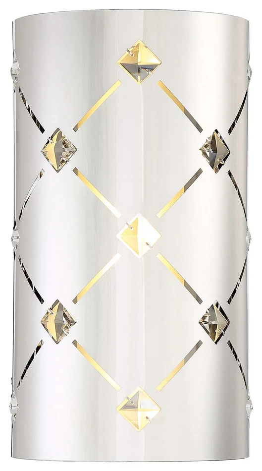 George Kovacs P1030-077-L Crowned LED Wall Sconce, Chrome