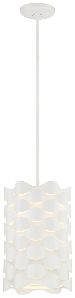 George Kovacs P1301-655-L Coastal Current LED Mini Pendant, Sand White