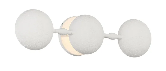 George Kovacs P1315-792 Undertas Three Light Wall Sconce, Piastra Plaster