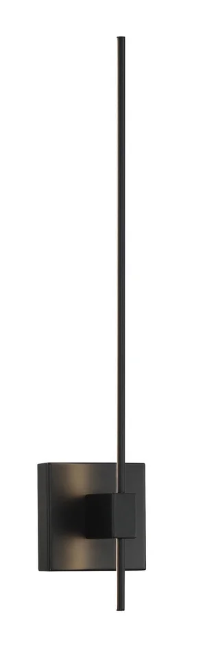 George Kovacs P1435-66A-L Parker LED Wall Sconce, Coal