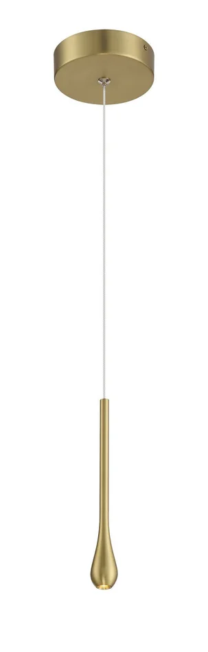 George Kovacs P1461-695-L Pingo LED Mini Pendant, Soft Brass