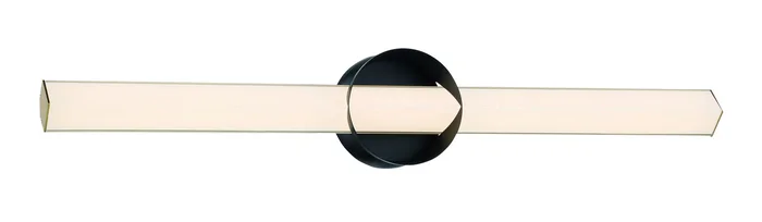 George Kovacs P1544-688-L Inner Circle LED Wall Sconce, Coal And Honey Gold
