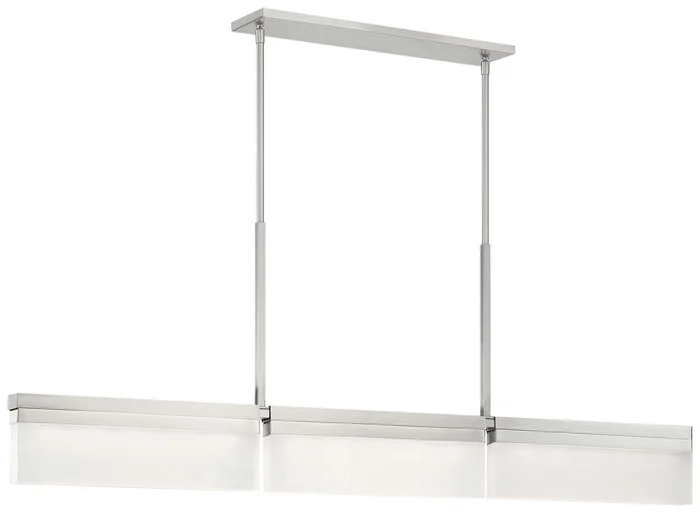 George Kovacs P1724-084-L Skinny LED Island Pendant, Brushed Nickel