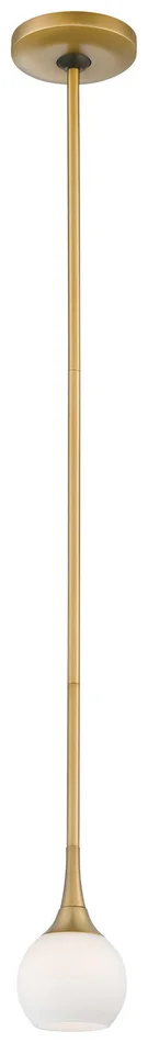 George Kovacs P1801-248 Pontil One Light Mini Pendant, Honey Gold