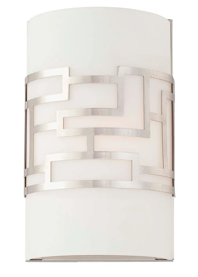 George Kovacs P195-084 Alecia’s Necklace One Light Wall Sconce, Brushed Nickel