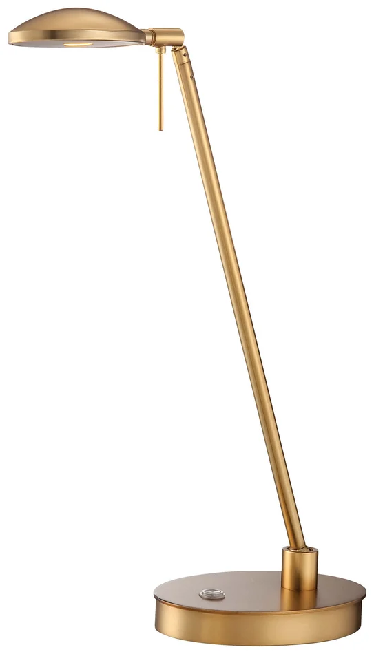 George Kovacs P4336-248 George’s Reading Room LED Table Lamp, Honey Gold