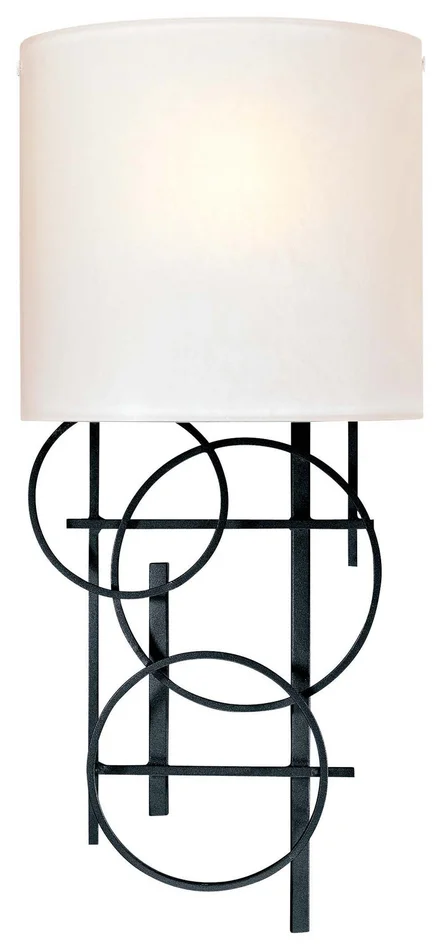 George Kovacs P5131-066 George Kovacs One Light Wall Sconce, Coal
