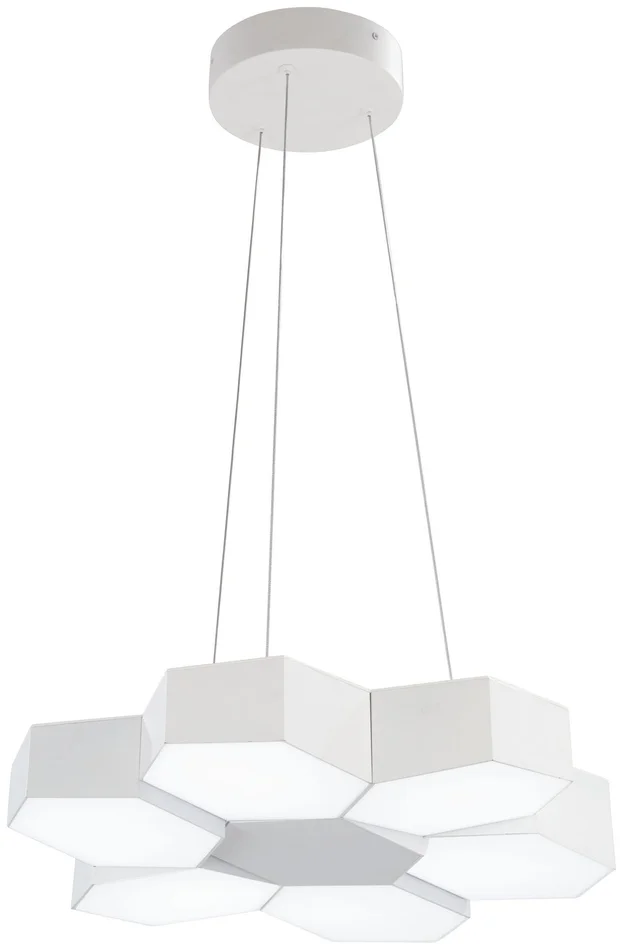 George Kovacs P8216-044B-L Hexacomb LED Pendant, Matte White