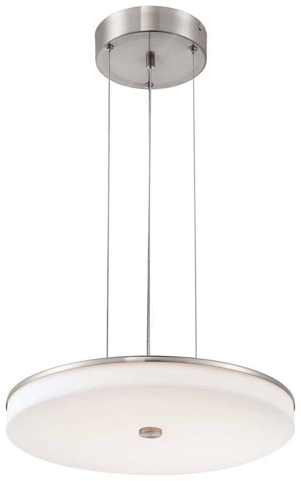 George Kovacs P951-084-L U.H.O. LED Pendant, Brushed Nickel