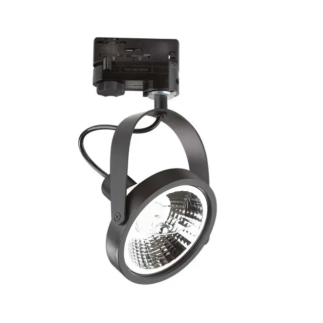 Glim Track Black Adjustable Spotlight