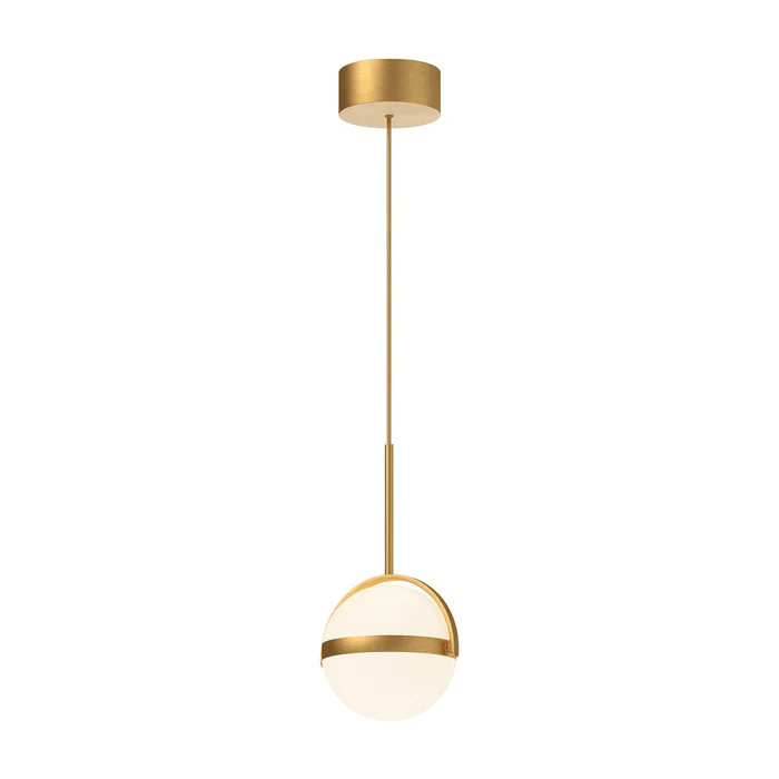 Globo LED Pendant in Brushed Gold (452|PD301001BG)