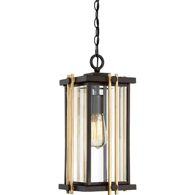 Goldenrod Western Bronze IP44 Pendant Light