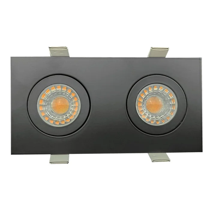 Goodlite Flarion G-00922 3″ 15W LED 2 Head Rotating Gimbal Selectable CCT