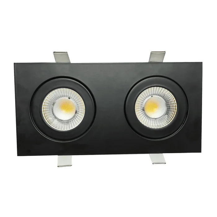 Goodlite Flarion G-01122 3.5″ 20W LED 2 Head Rotating Gimbal Selectable CCT