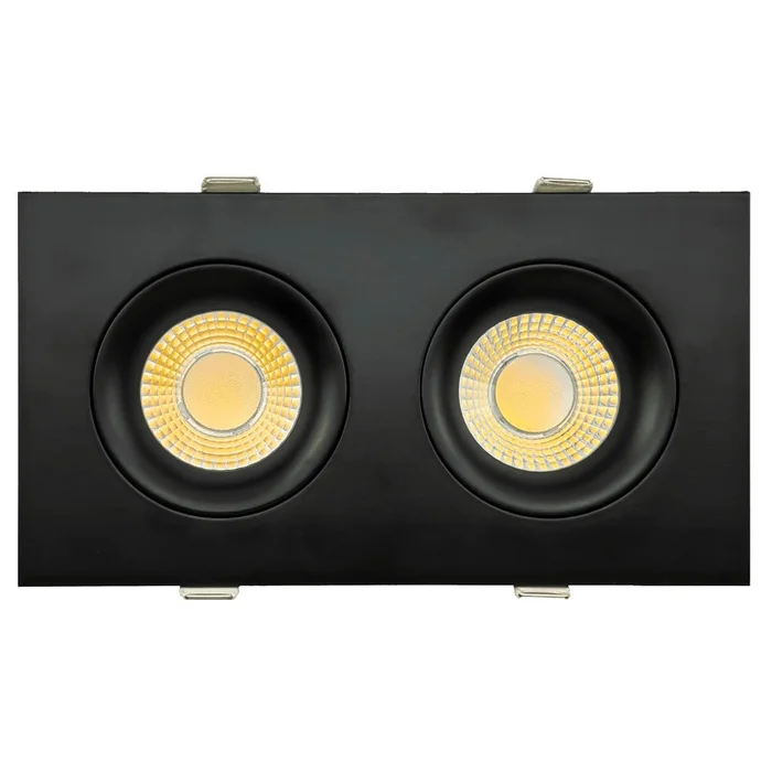 Goodlite Pura G-98727 3.5″ 40W LED 2 Head Gimbal Selectable CCT/Wattage