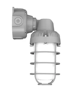 Halco 12555 – VPTAJR-E26-U-GR – Vapor Tight Jelly Jar – 60W – 120-277V – E26 Lamp Base – Grey