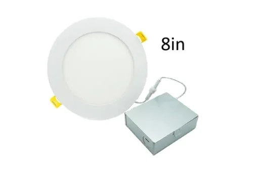 Halco 89106 – FSDLS8FR18/CCT/LED – ProLED Select Slim Downlight – 8″ – 18W – 5-CCT 27/30/35/40/50K – 120V – White/Smooth/Reflector