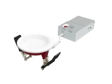 Halco 89201 – FRSDL-3-CS-BT-120V – LED Fire Rated 3in Slim Downlight – 6.5W – 5-CCT 27/30/35/40/50K – 120V – Dimmable – Textured/Baffle