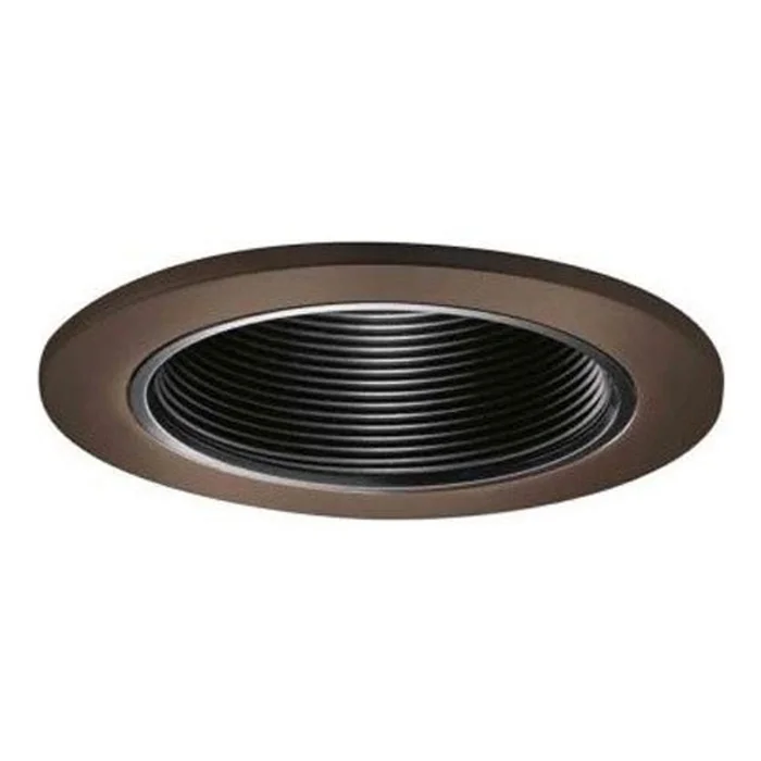 Halo Lighting 993TBZ 4″ Coilex Incandescent Baffle Trim, Tuscan Bronze