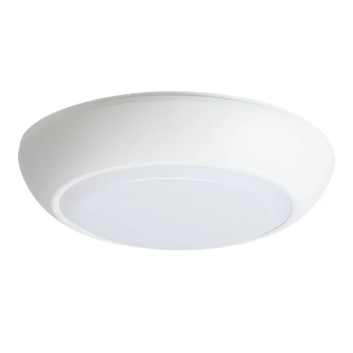 Halo Lighting CLD7089SWH 7″ LED Surface Light, 800 Lumens, 90 CRI, CCT Selectable (3000K, 4000K, 5000K), Matte White