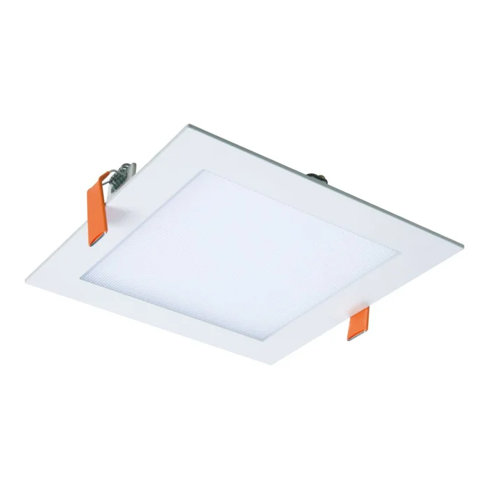 Halo Lighting HLB6S099FS1EMW 6″ MicroEdge LED Square Lens Downlight, 120V Driver, CCT Selectable (2700K, 3000K, 3500K, 4000K, 5000K), Matte White