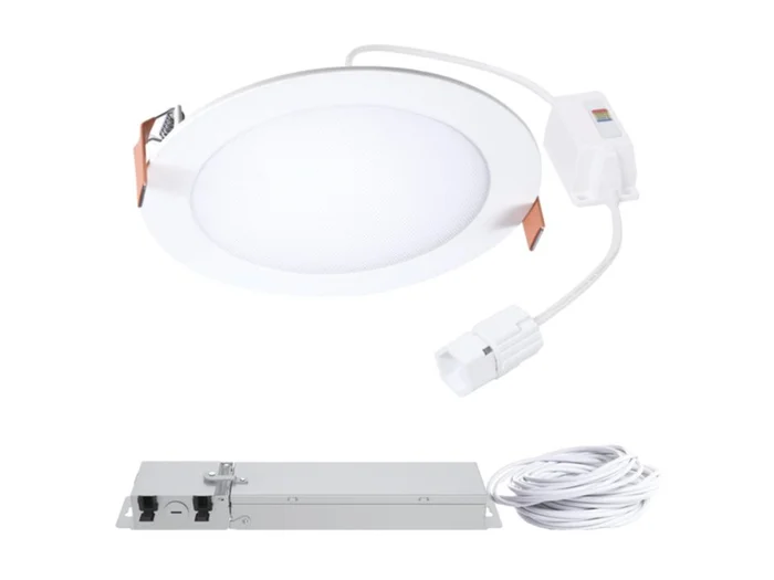 Halo Lighting HLBQL6099FS1E 6″ HLB QuickLink Canless Direct Mount, CCT Selectable (2700K-5000K), 120V, 900 Lumens