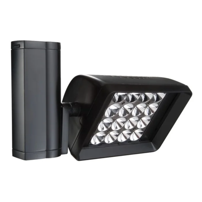 Halo Lighting L805LRGFL840MB LED Stasis Large Track Luminaire, Flood 37 Degree Beam Angle, 85 CRI, 4000K, Black