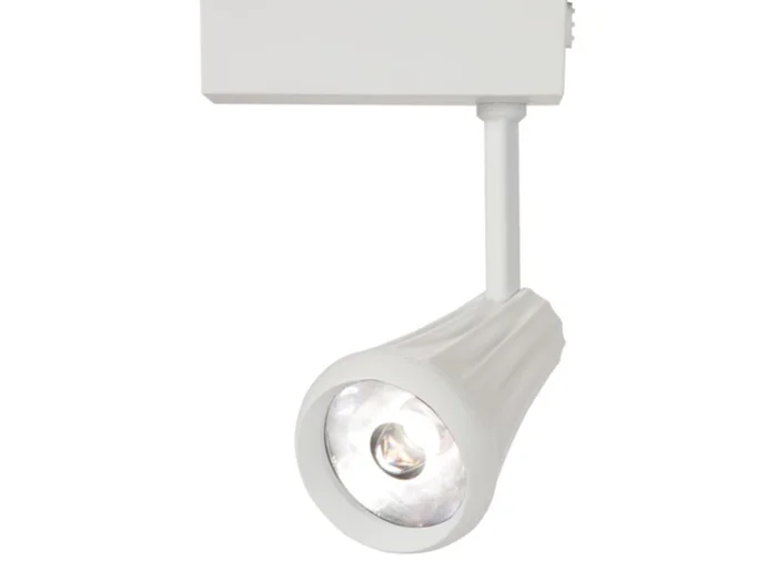 Halo Lighting L81108SP9027P Mini LED Accent Track Luminaire, 800 Lumens, Spot 15 Degree Beam Angle, 90 CRI, 2700K, White