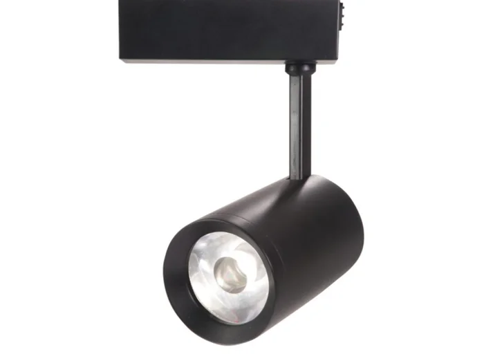 Halo Lighting L81208FL9035MB Mini LED Accent Cylinder Track Luminaire, 800 Lumens, Flood 38 Degree Beam Angle, 90 CRI, 3500K, Matte Black