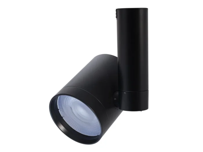 Halo Lighting L815MED10NF940MB LED Stasis Medium Track Luminaire, 1000 Lumens, Narrow Flood 25 Degree Beam Angle, 4000K, Black