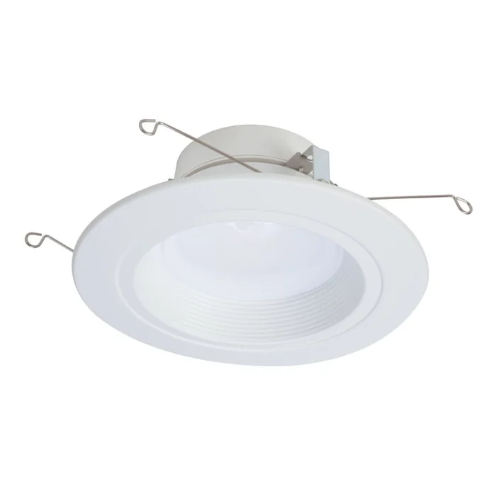 Halo Lighting RL56129S1EWHR 5″/6″ LED Retrofit Downlight, 1200 Lumens, CCT Selectable (2700K, 3000K, 3500K, 4000K, 5000K), Matte White Baffle