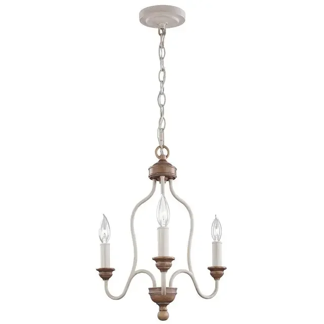 Hartsville 3 Light Beachwood Chandelier