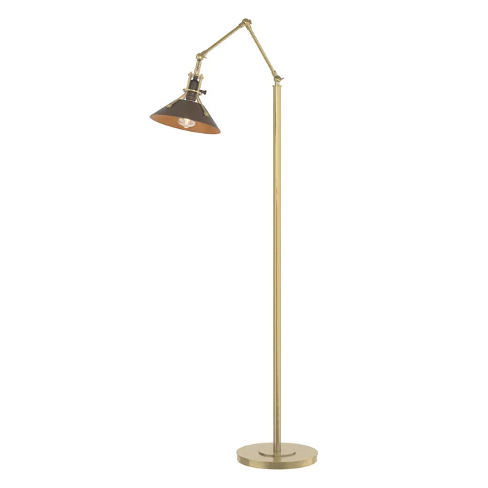 Henry One Light Floor Lamp in Modern Brass (39|242215-SKT-86-05)