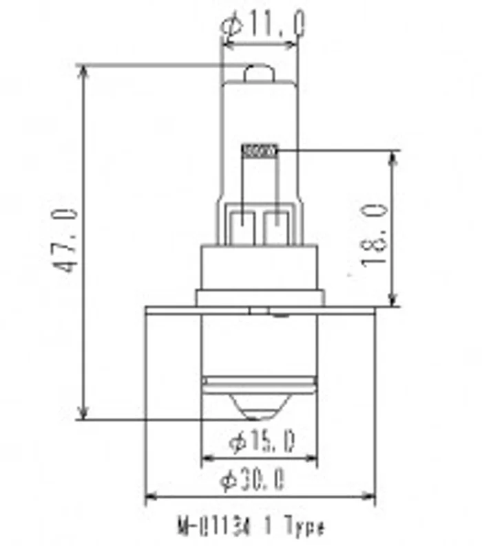 Hikari M-01134 JC 12V 50W P30s