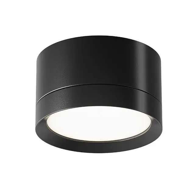 Hoop Black 50cm Surface Downlight