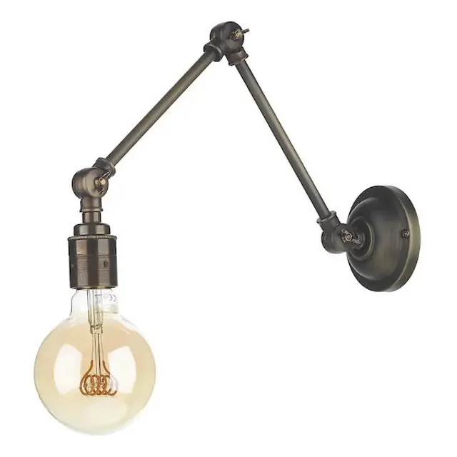 Hoxton Antique Brass Fitting Only Wall Light