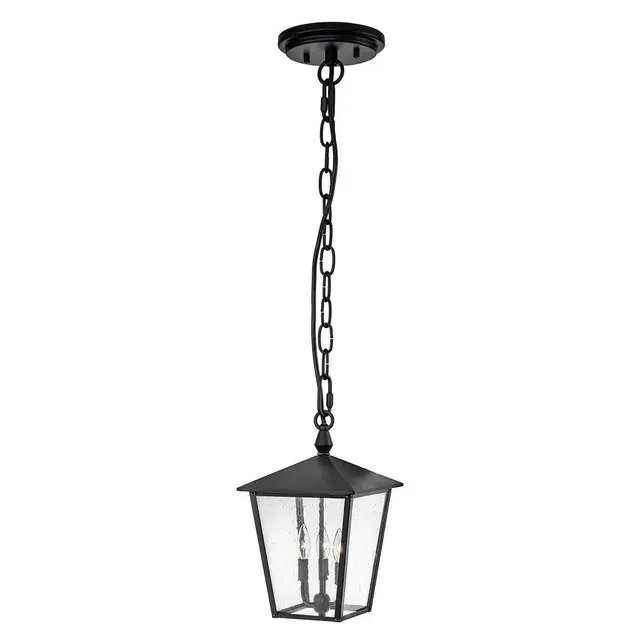 Huntersfield 3 Light Black IP44 Pendant Light