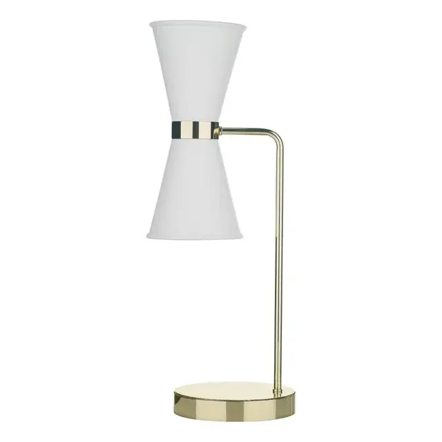 Hyde 2 Light Table Lamp Complete with Bespoke Metal Shades