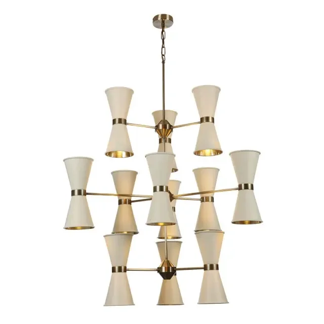 Hyde 24 Light Pendant With Bespoke Metal Shades