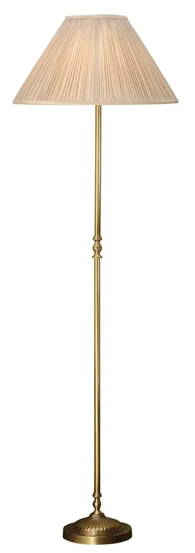 Interiors 1900 63811 Fitzroy Floor Lamp & Beige Shade