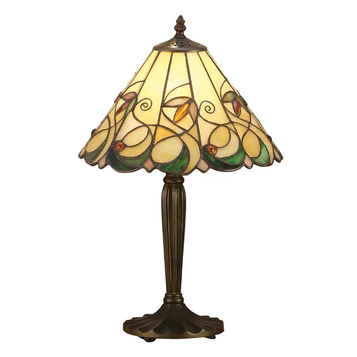 Interiors 1900 64195 Jamelia Small Tiffany Table Lamp