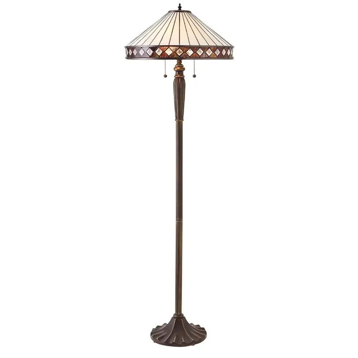 Interiors 1900 70936 Fargo Tiffany Floor Lamp