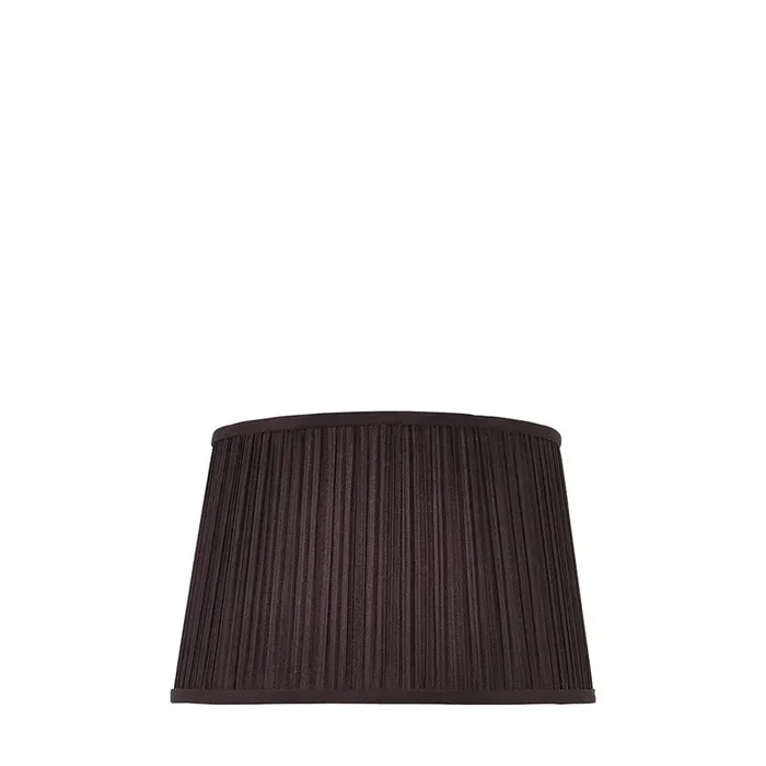 Interiors 1900 Kemp 12″ Black Tapered Pleated Shade