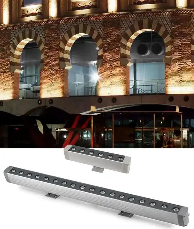 IP66 Linear LED Wall Washer – Integral Mains Driver & 27° Beam Angle