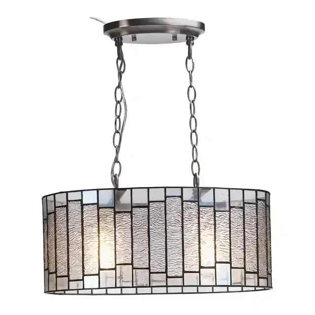 Iras 2 Light Tiffany Bar Pendant Light