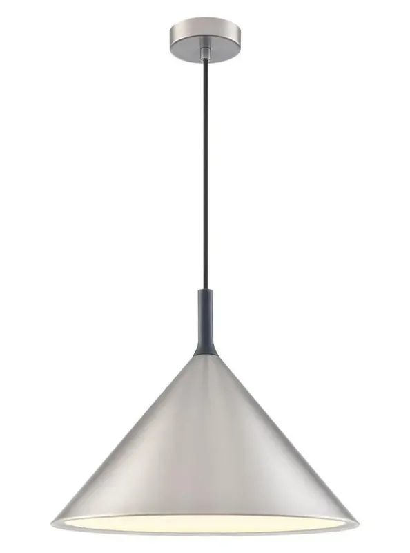 Joy Satin Nickel 40cm Pendant Light
