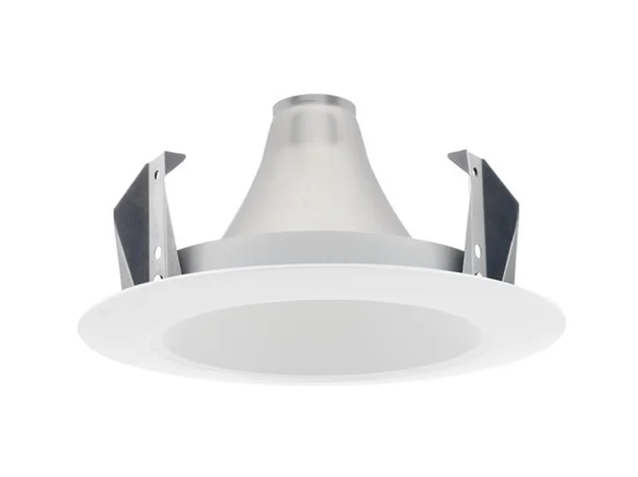 Juno Lighting 17HYP2 WWH 4″ Hyperbolic Cone Trim, White Cone with White Trim Ring