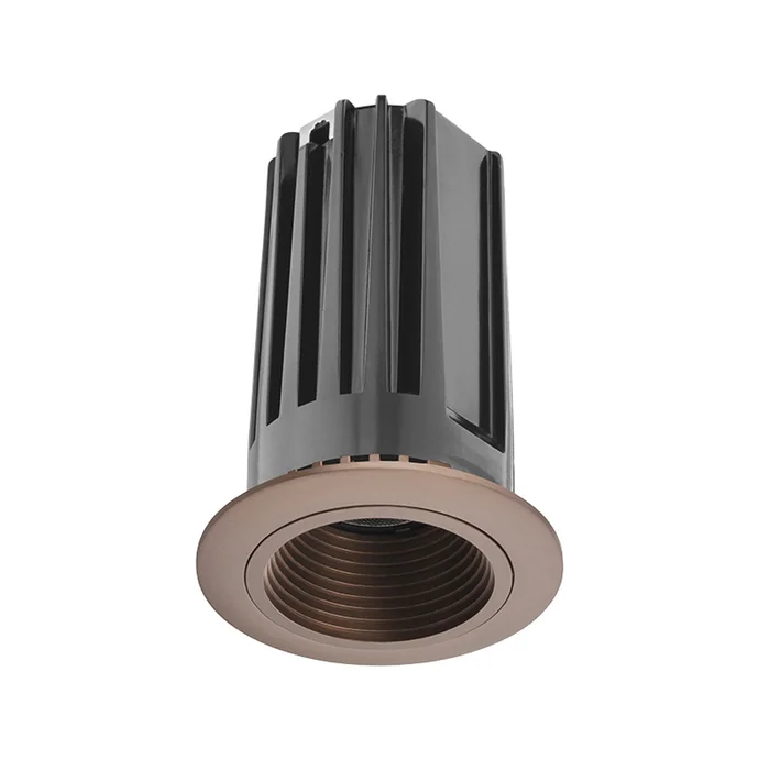 Juno Lighting 2LEDTRIM G2 DB 27K 90CRI FL BRZBRZ Recessed 2″ LED Downlight Baffle Trim, 2700K, 90 CRI, Flood Beam, Bronze Baffle with Bronze Trim Ring