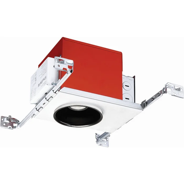 Juno Lighting IC4ALFW 10LM 30K 90CRI SP MVOLT ZT 4″ LED IC Fire-Rated New Construction Internally Adjustable Downlight, 1000 Lumens, Spot, Multi-Volt (120-277), 0-10V, 10% Dim, 3000K