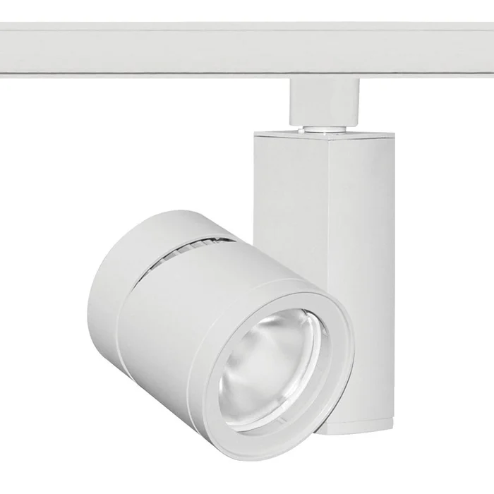 Juno Lighting T387L G2 35K 90CRI PDIM SP WH 46W Vertical LED Cylinder, Phase Dimmable, 3500K, 90 CRI, Spot Beam, White